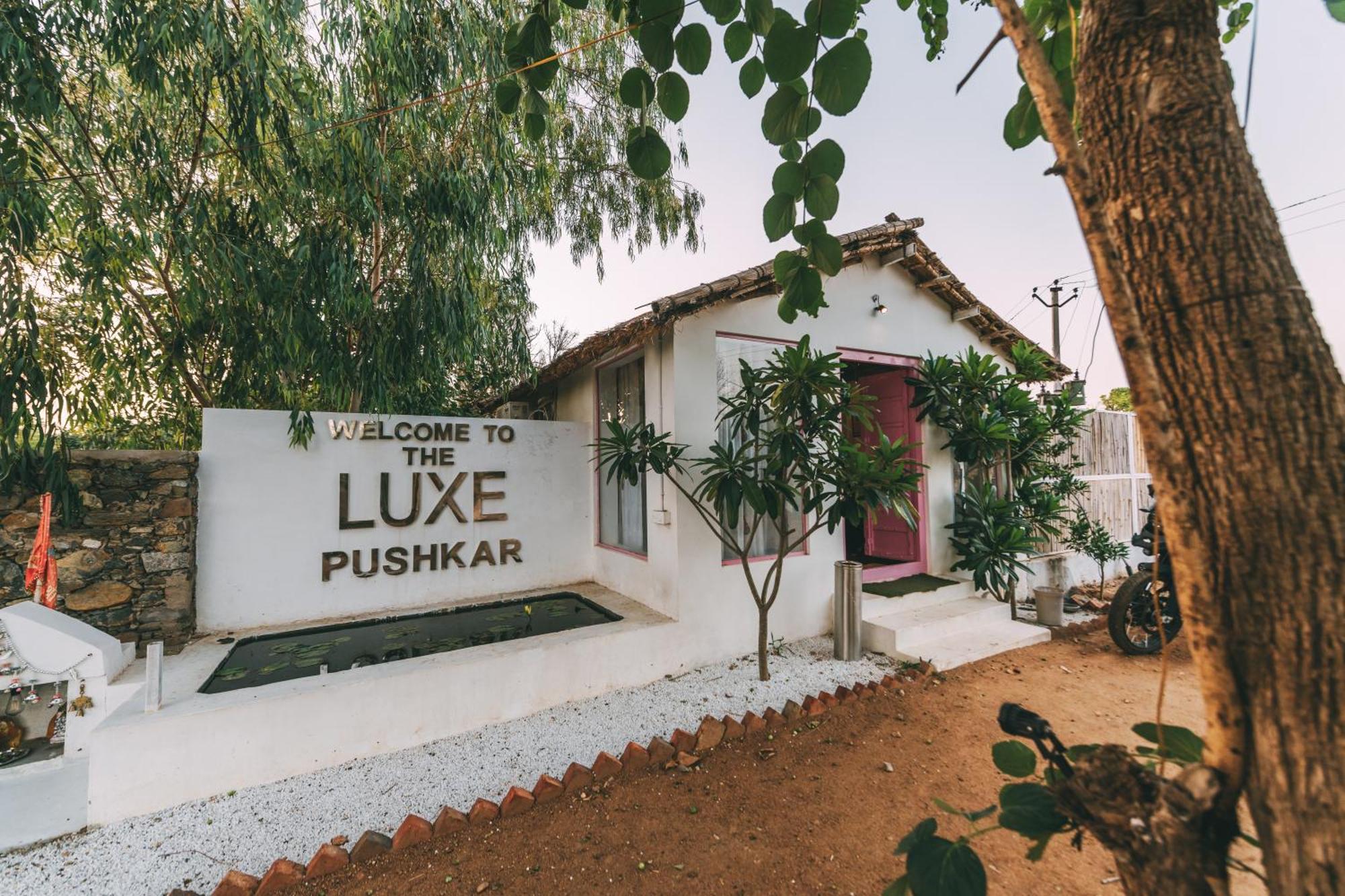The Luxe Pushkar - A Luxury Farmstay In بوشكار المظهر الخارجي الصورة